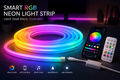 Smart RGB Neon LED-list – Appstyrning, Fjärrkontroll & Musikläge
