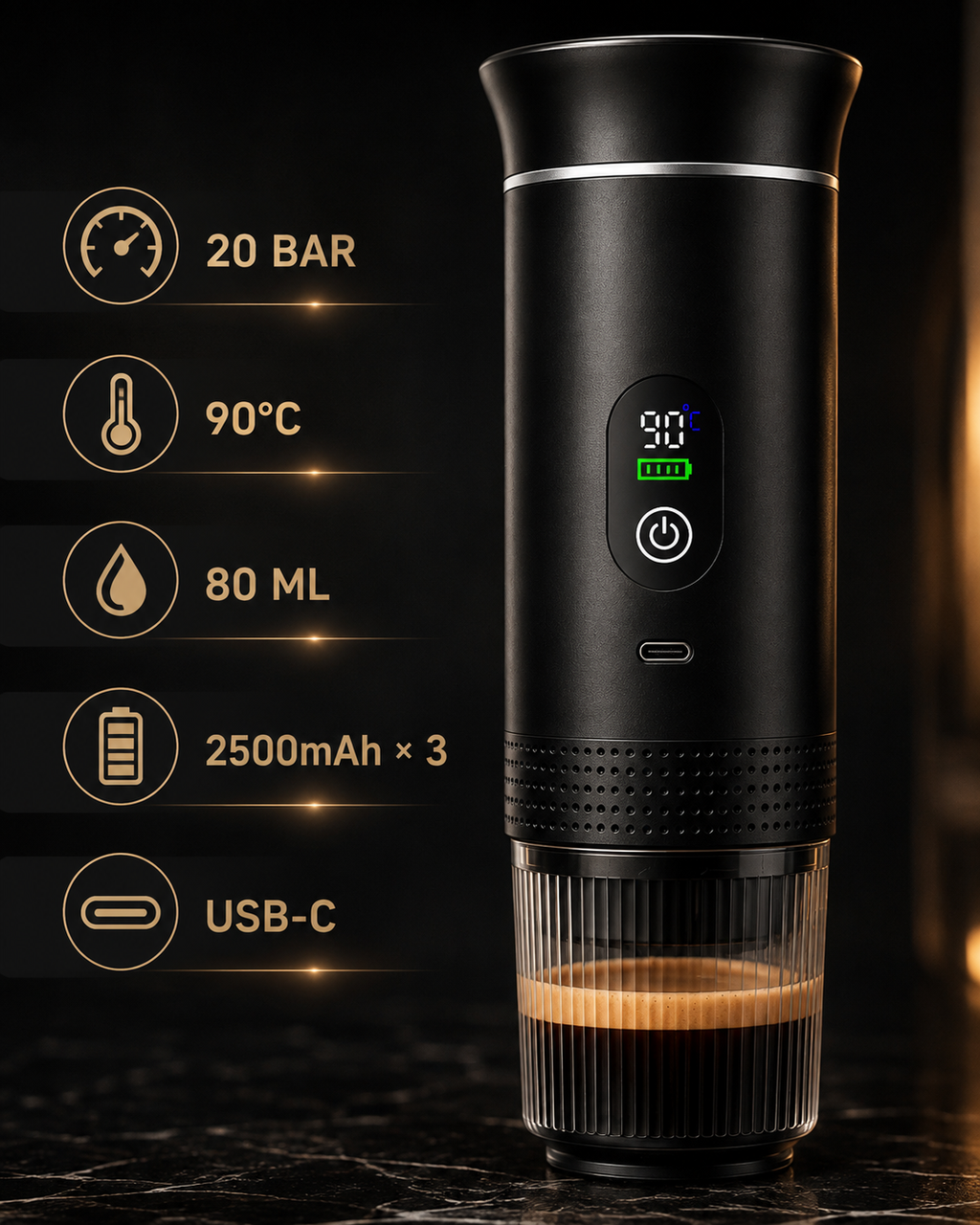 Nexora™ Portable Espresso Pro