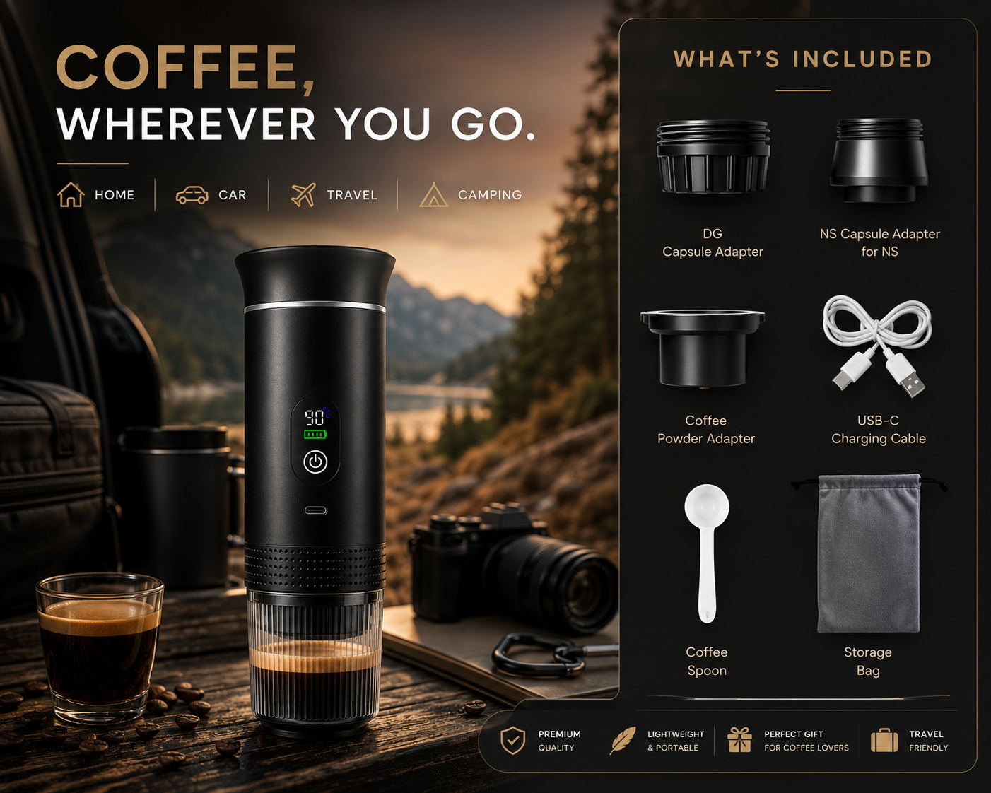 Nexora™ Portable Espresso Pro