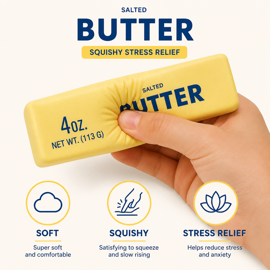 Butter Squishy™ – Soft Stress Relief Toy