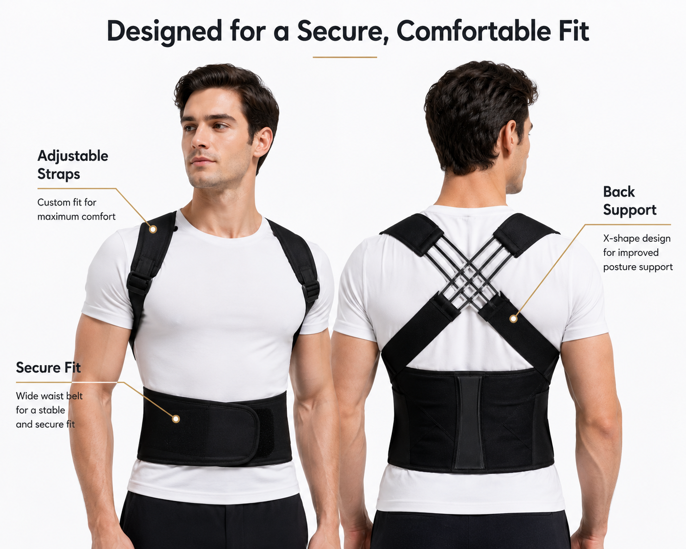 Nexora PostureAlign™ Back Brace