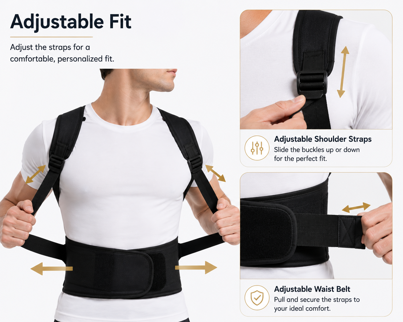 Nexora PostureAlign™ Back Brace